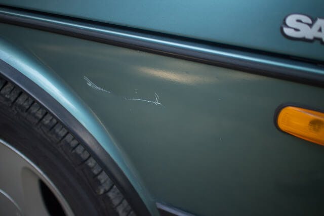 Car paint damage