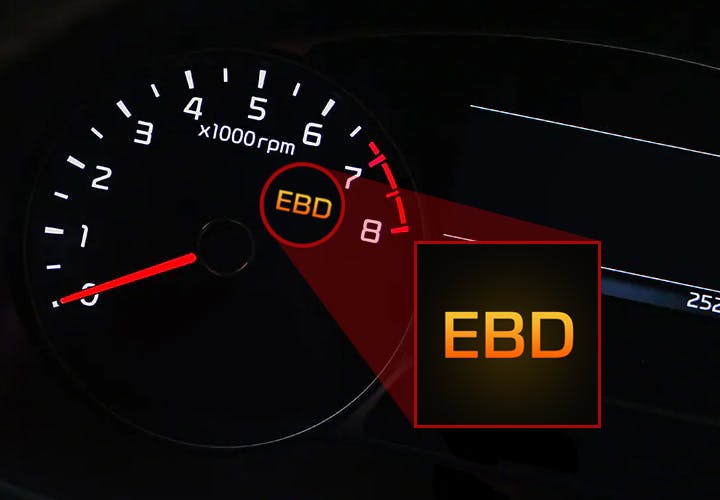 EBD-varningslampa